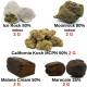 Pack résines et fleurs, CBD puissant - pas cher 