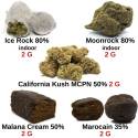 Pack mixte puissant 10 g - fleurs et résines CBD