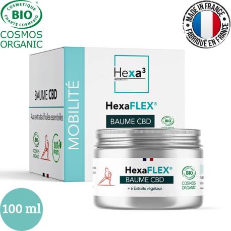 Baume CBD anti-inflammatoire BIO HexaFLEX® HEXA3