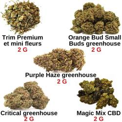 Fleurs de CBD, pack discount - CBD pas cher