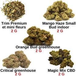 Pack discount 10 g – Fleurs de CBD