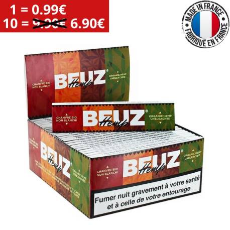 Feuilles à rouler non blanchies chanvre bio
