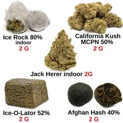 Pack mixte puissant 10 g - fleurs et résines CBD