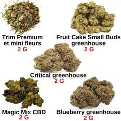 Fleurs de CBD, pack discount - CBD pas cher