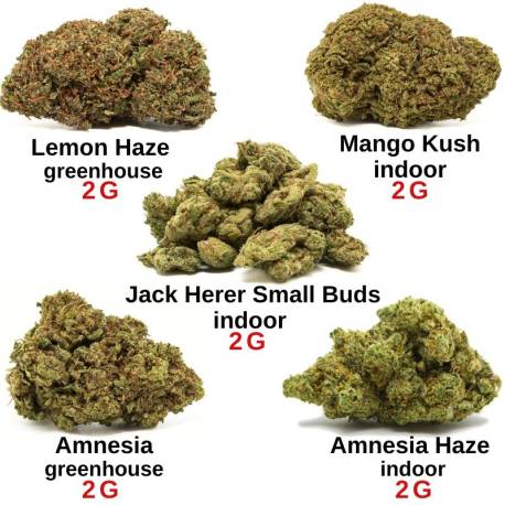 Pack découverte CBD - Fleurs de CBD pas chères