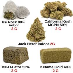 Pack résines et fleurs, CBD puissant - pas cher 