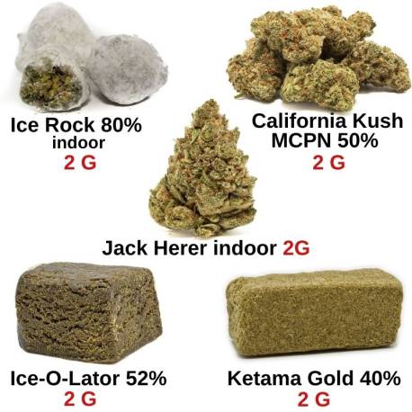 Pack résines et fleurs, CBD puissant - pas cher 