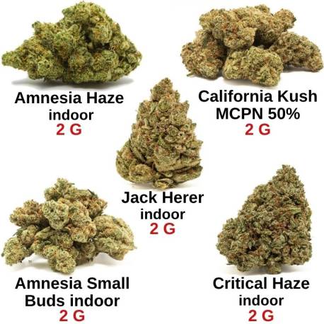Pack notre sélection fleurs de CBD, qualité & prix