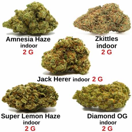 Pack notre sélection fleurs de CBD, qualité & prix