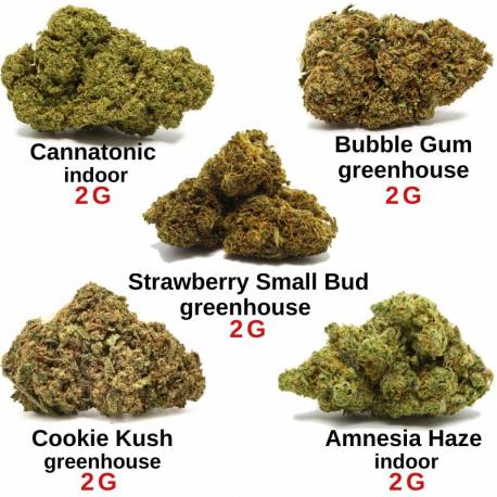Pack découverte CBD - Fleurs de CBD pas chères